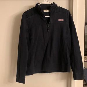 Vineyard vines navy zip up good condition size medium